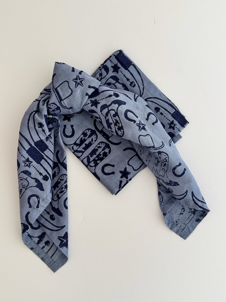 Bandana - Cowgirl, Navy - The Mended Company