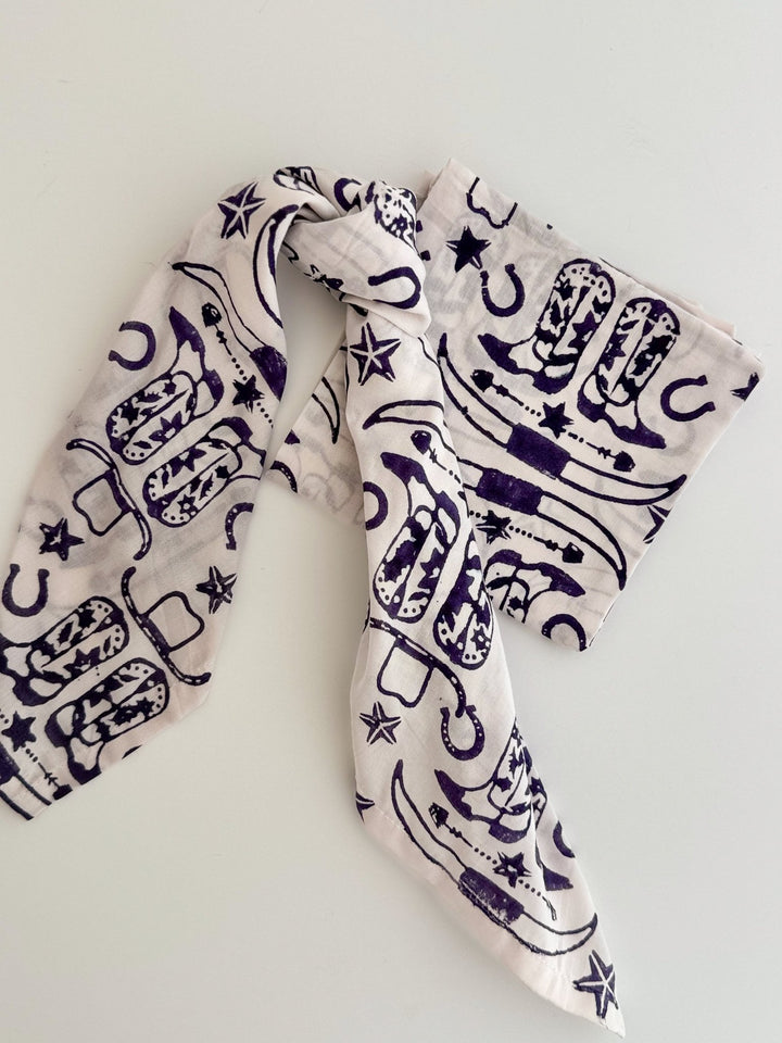 Bandana - Cowgirl, Purple - The Mended Company