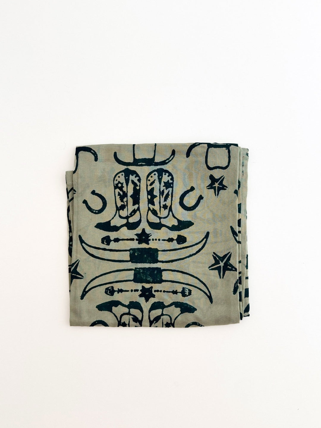 Bandana - Cowgirl, Sage - The Mended Company