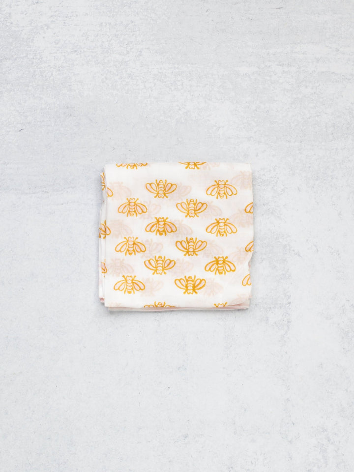 Bandana - Honeybees, Rose &amp; Mustard - The Mended Company