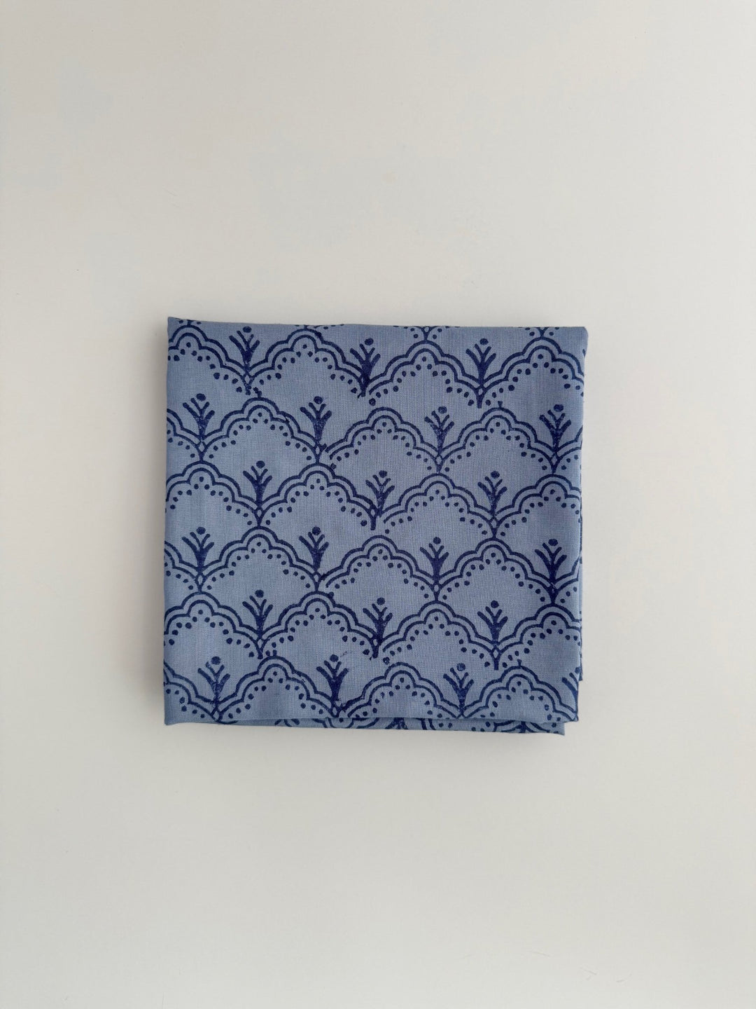 Bandana - Jaipur, Light Blue &amp; Navy - The Mended Company