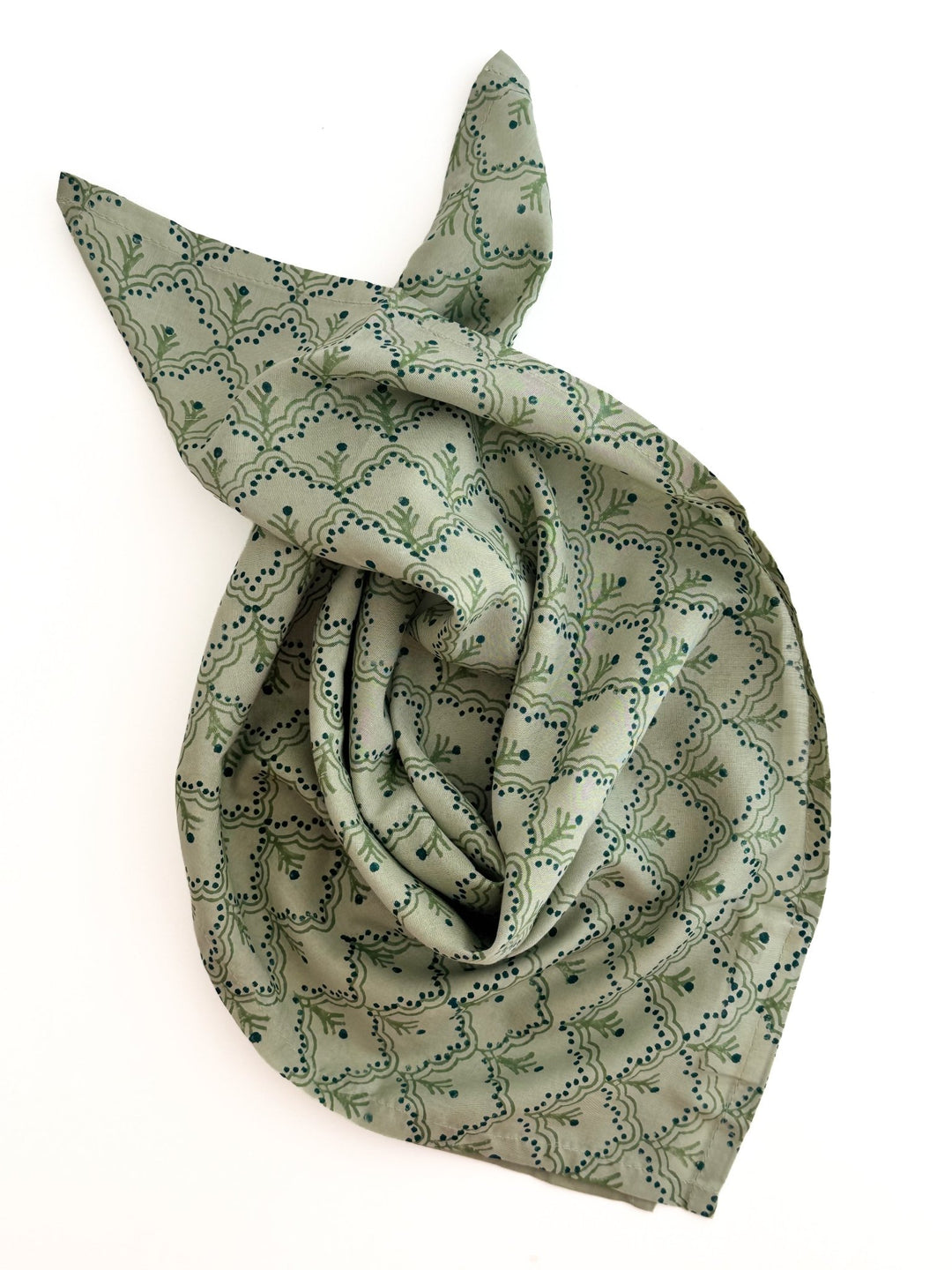 Bandana - Jaipur, Sage &amp; Midnight - The Mended Company