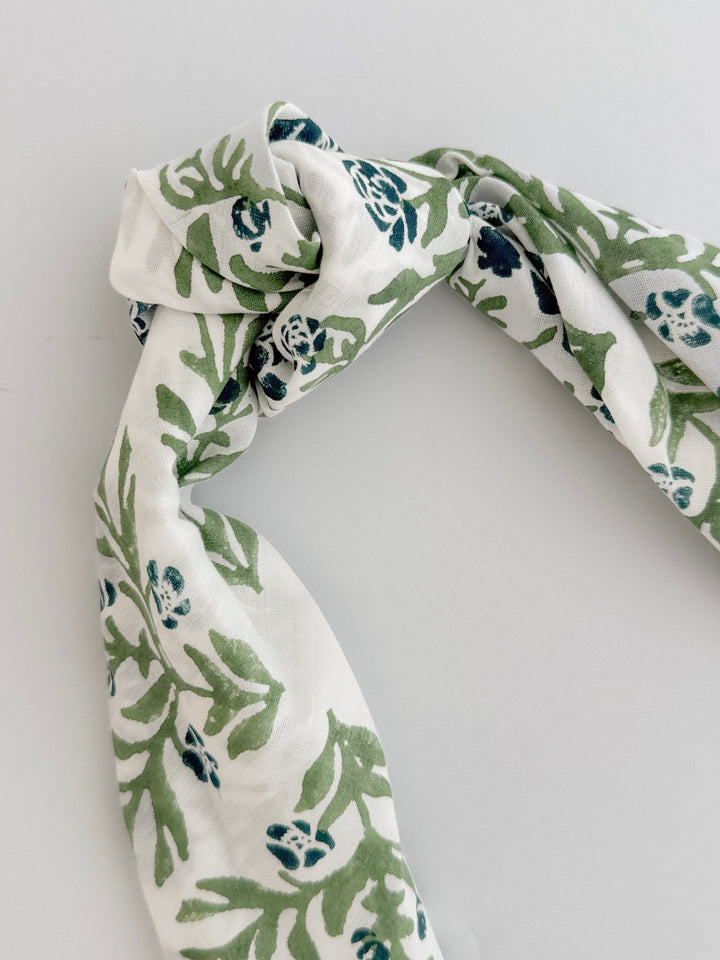 Bandana - Peony, Sage &amp; Midnight - The Mended Company