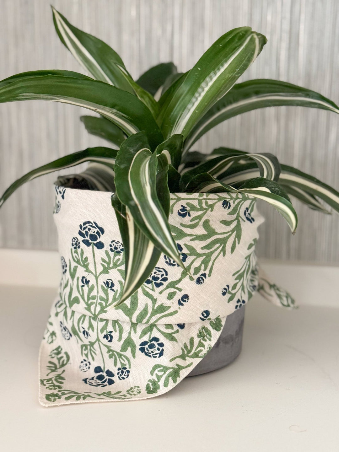 Bandana - Peony, Sage &amp; Midnight - The Mended Company
