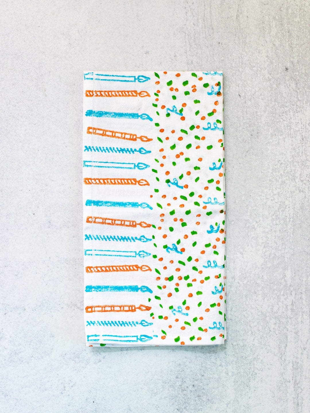 Birthday Tea Towel - Confetti - The Mended Company