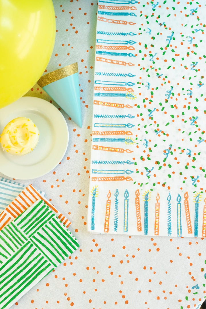 Birthday Throw - Confetti - The Mended Company
