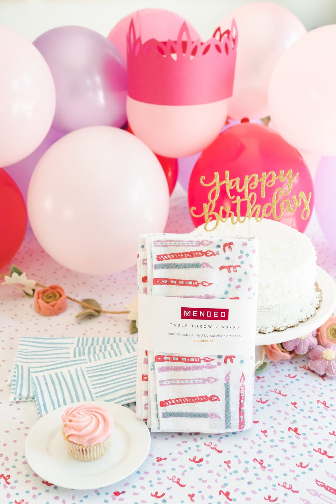 Birthday Throw - Sprinkles - The Mended Company