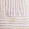 MENDED Remy Ruffle Sleeve Top, Gold Block Stripe - The Mended Company