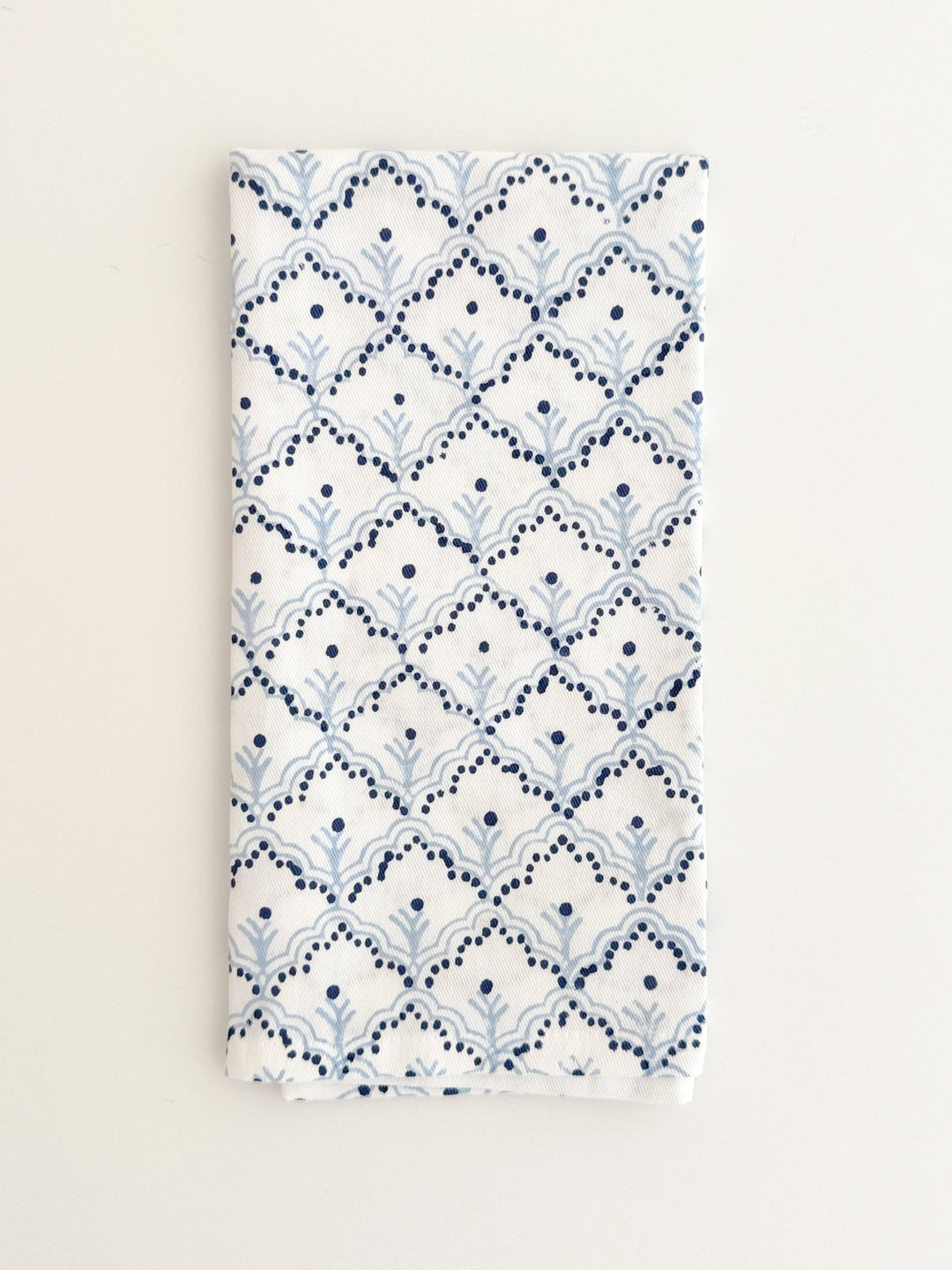 Organic Napkins (set of 4) - Jaipur, Navy &amp; Uniform Blue - The Mended Company