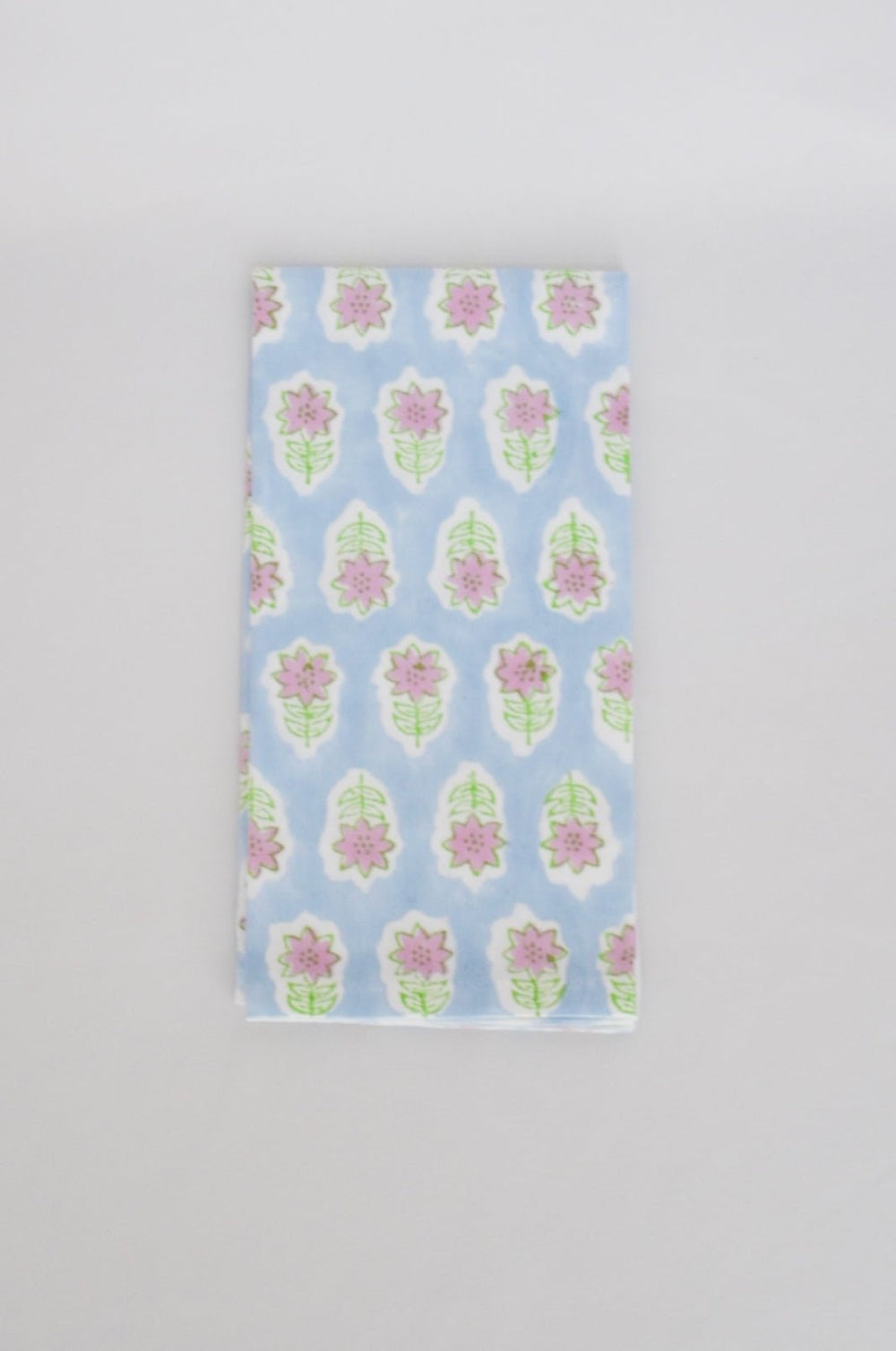 Organic Napkins (set of 4) - Lily - Uniform Blue - The Mended Company