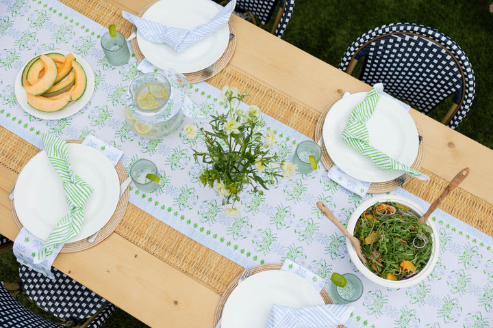 Organic Napkins (set of 4) - Seagrass - Uniform Blue &amp; Vine - The Mended Company