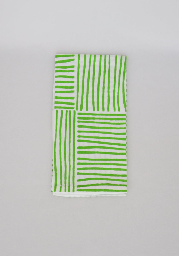 Organic Napkins (set of 4) - Striped, Vine - The Mended Company