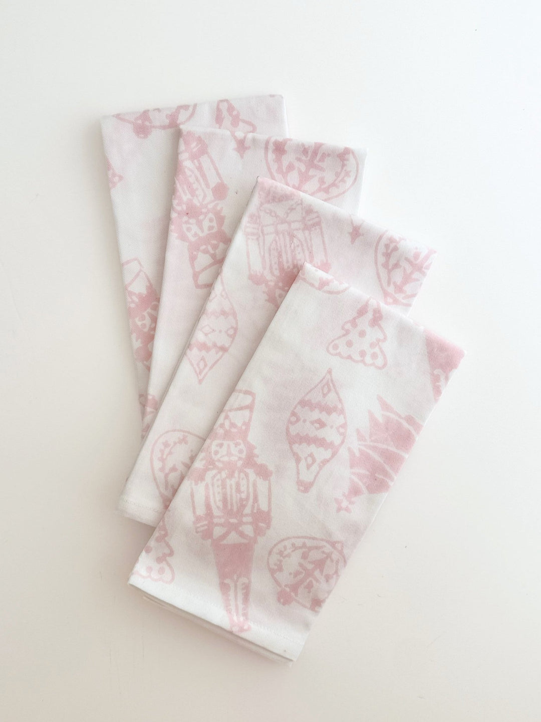 Organic Napkins (set of 4) - Sugar Plum, Rose - The Mended Company