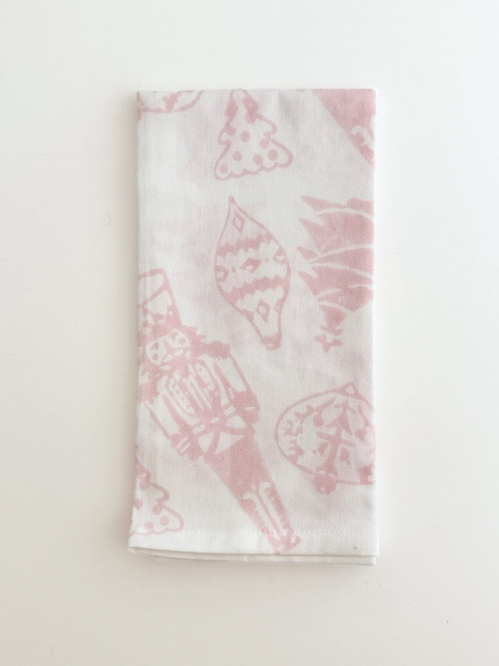 Organic Napkins (set of 4) - Sugar Plum, Rose - The Mended Company