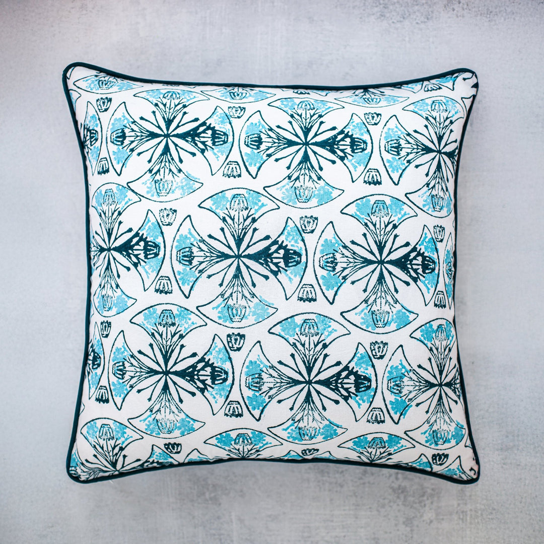 Pillow Sham - Mosaic, Midnight & Saltwater - The Mended Company