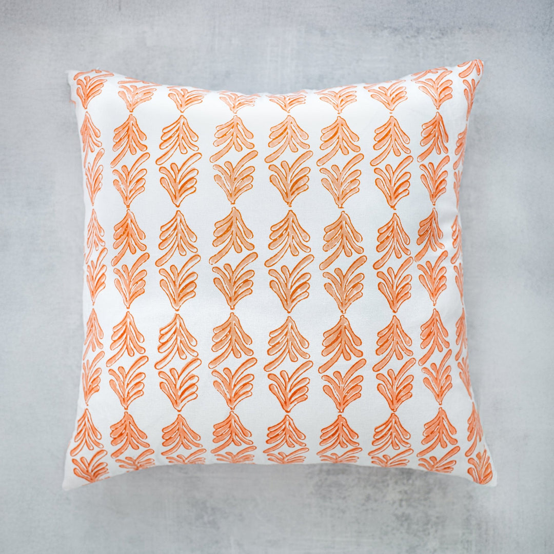 Pillow Sham - Palmetto, Orange & Melon - The Mended Company