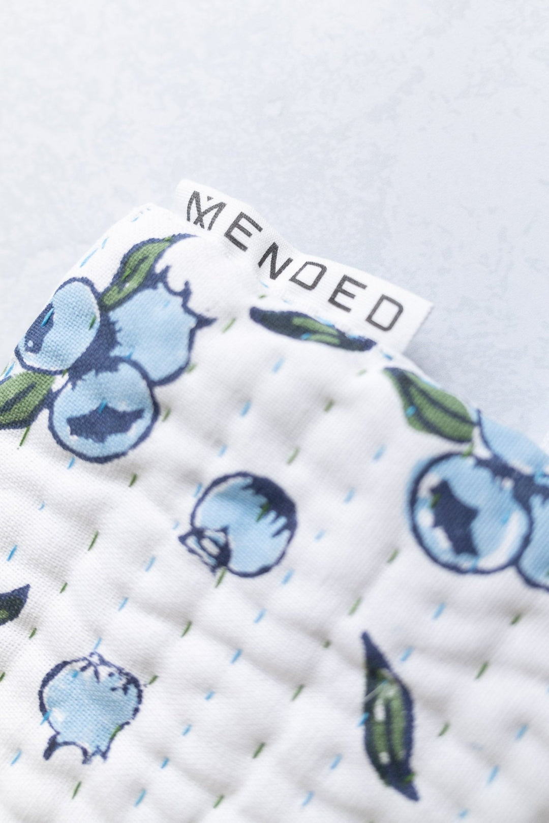 Pot Holder Set - Blueberry &amp; Plaid - The Mended Company