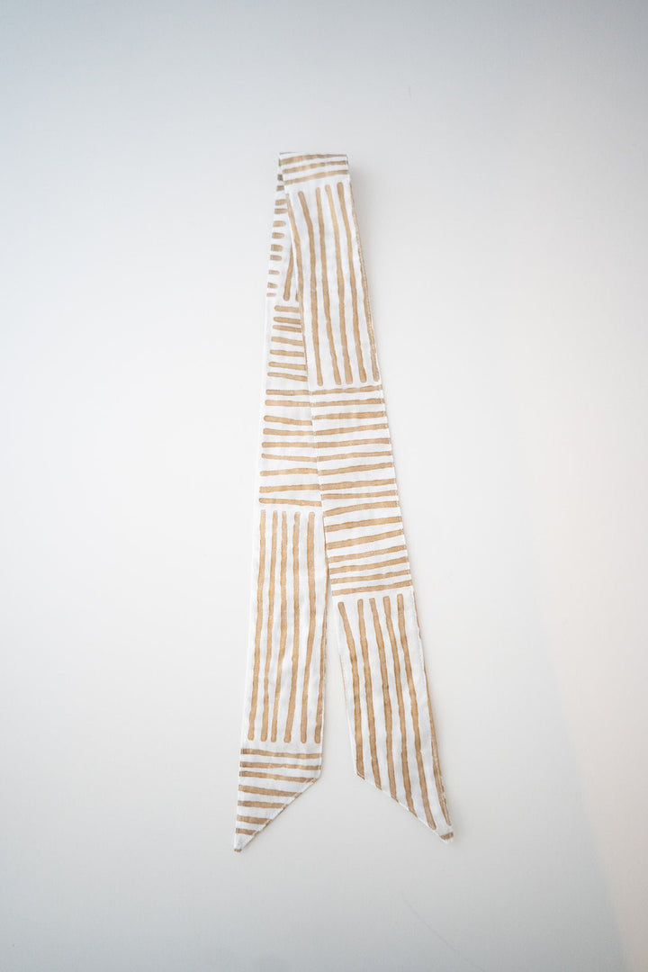 Game Day Ribbon -Stripe, Gold - The Mended Company