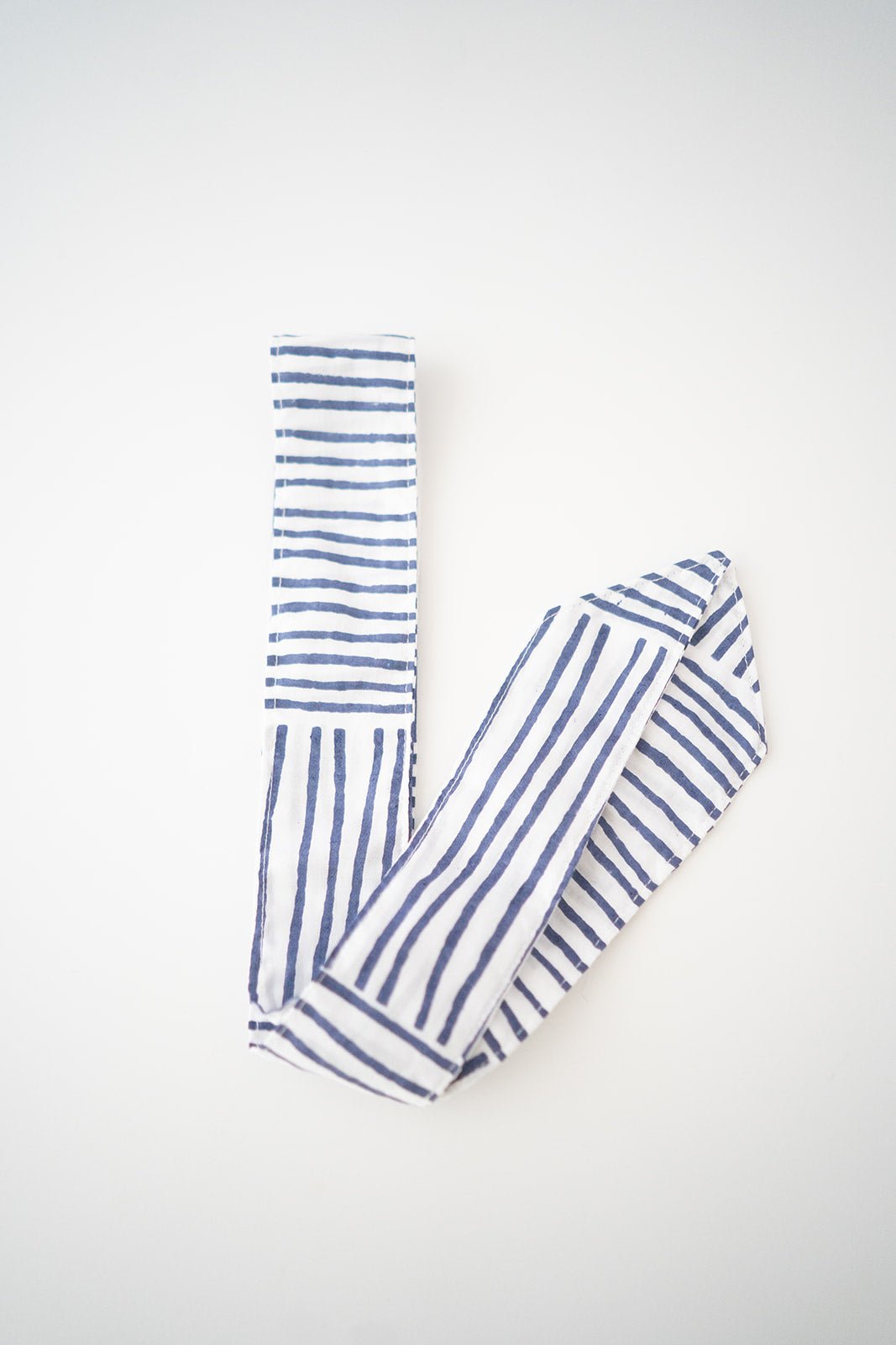 Game Day Ribbon -Stripe, Navy - The Mended Company