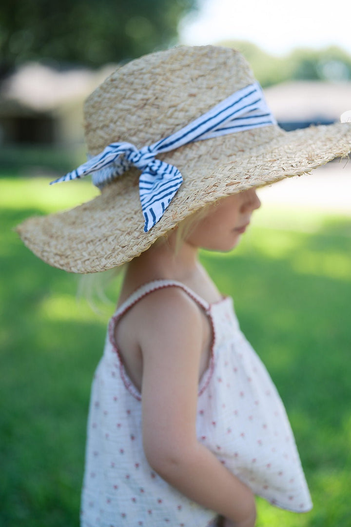Game Day Ribbon -Stripe, Navy - The Mended Company