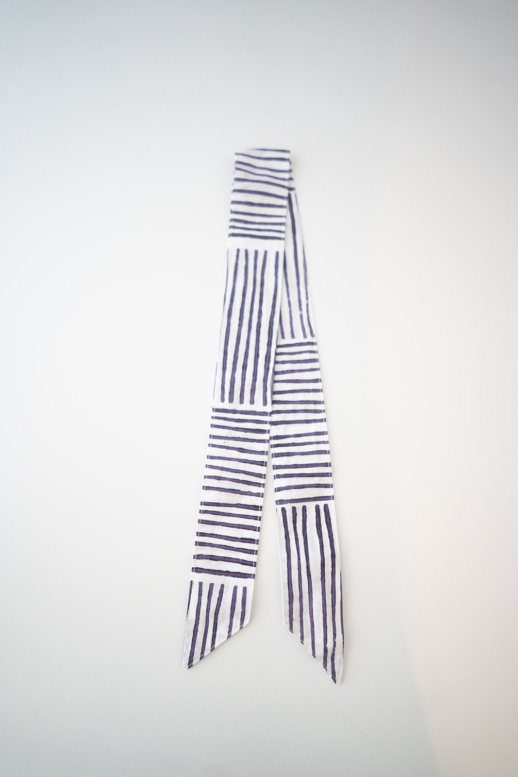 Game Day Ribbon -Stripe, Purple - The Mended Company