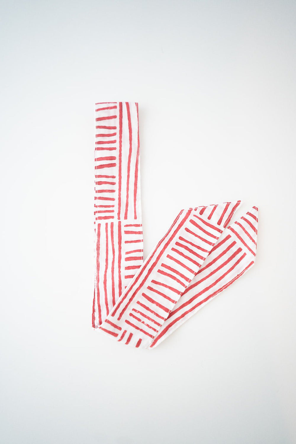 Game Day Ribbon -Stripe, Red - The Mended Company