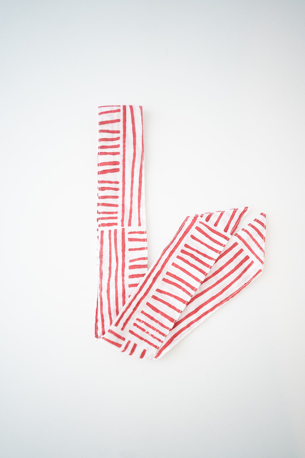 Game Day Ribbon -Stripe, Red - The Mended Company