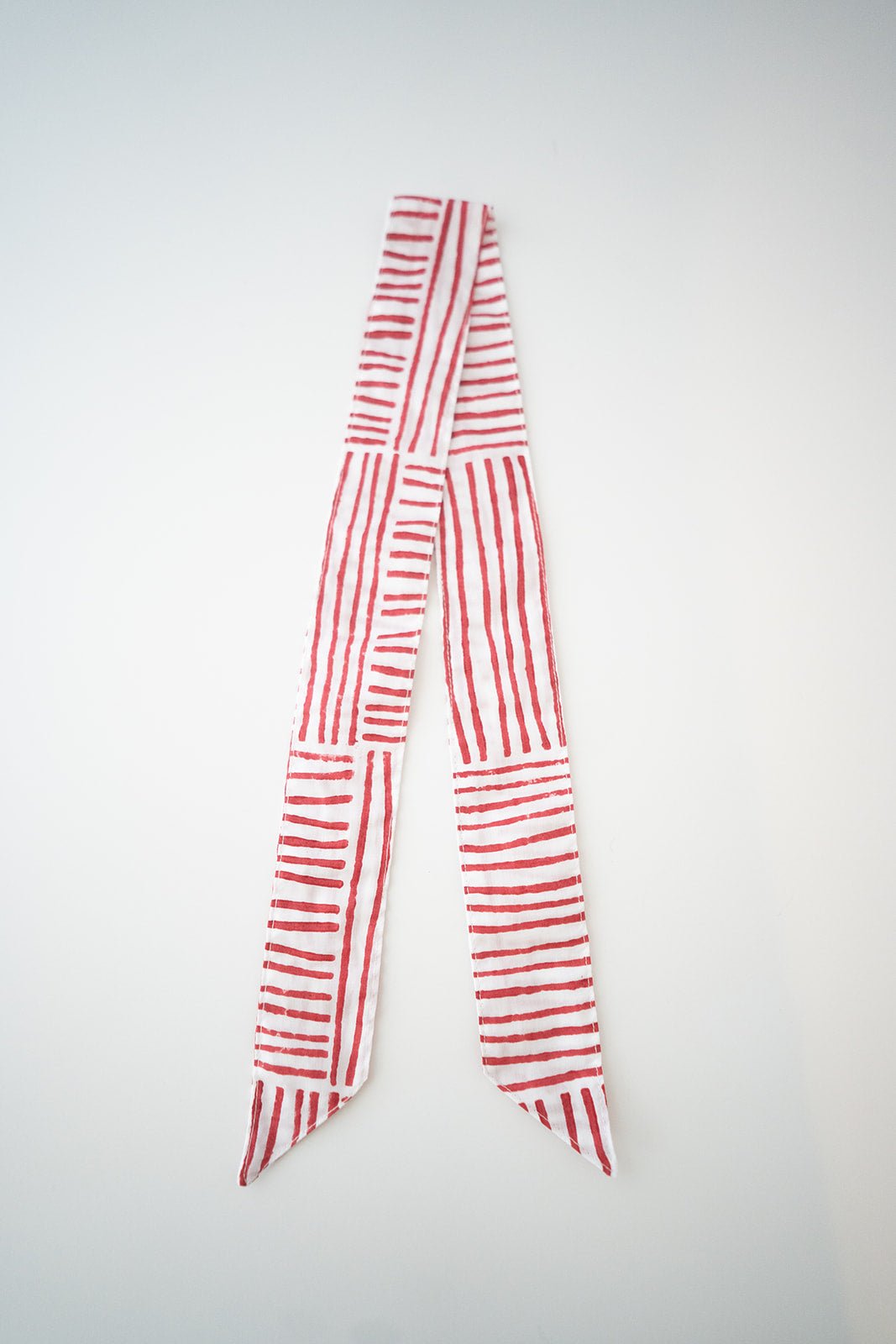 Game Day Ribbon -Stripe, Red - The Mended Company