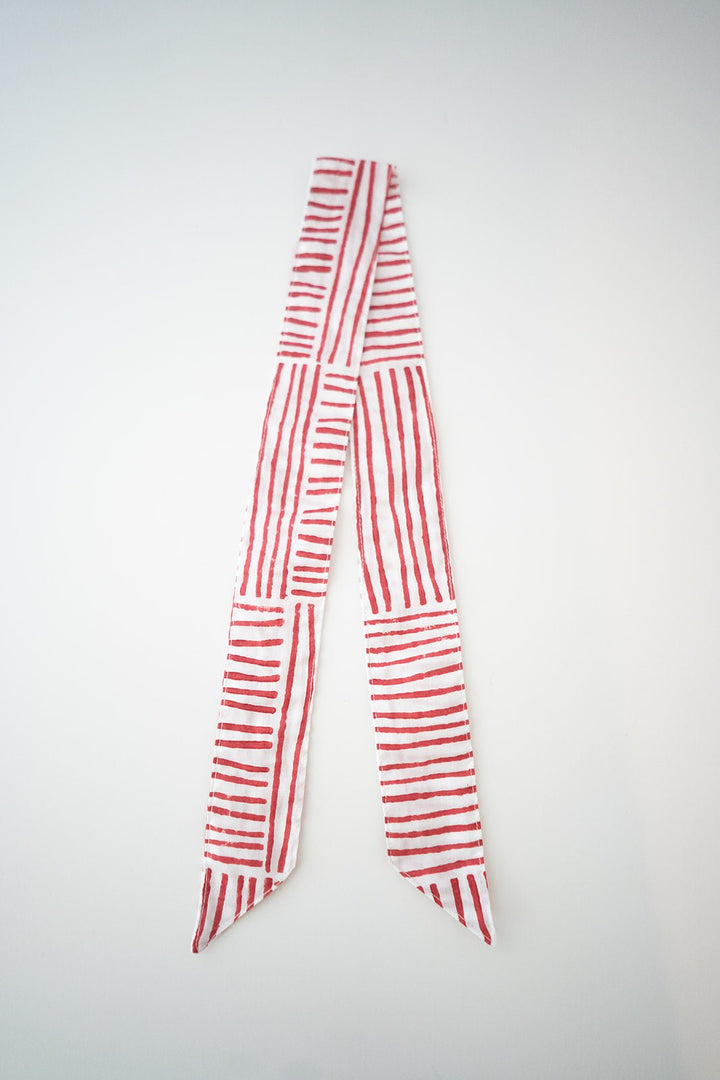Game Day Ribbon -Stripe, Red - The Mended Company