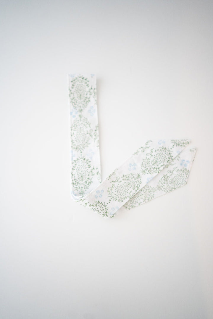 Ribbon - Vara, Sage &amp; Uniform Blue - The Mended Company