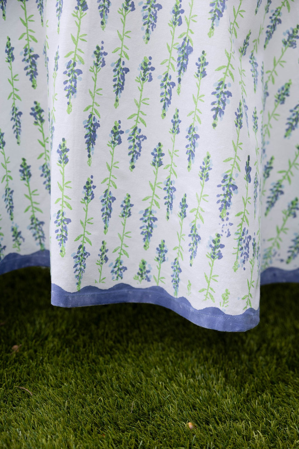 Round Tablecloth - Bluebonnets - The Mended Company