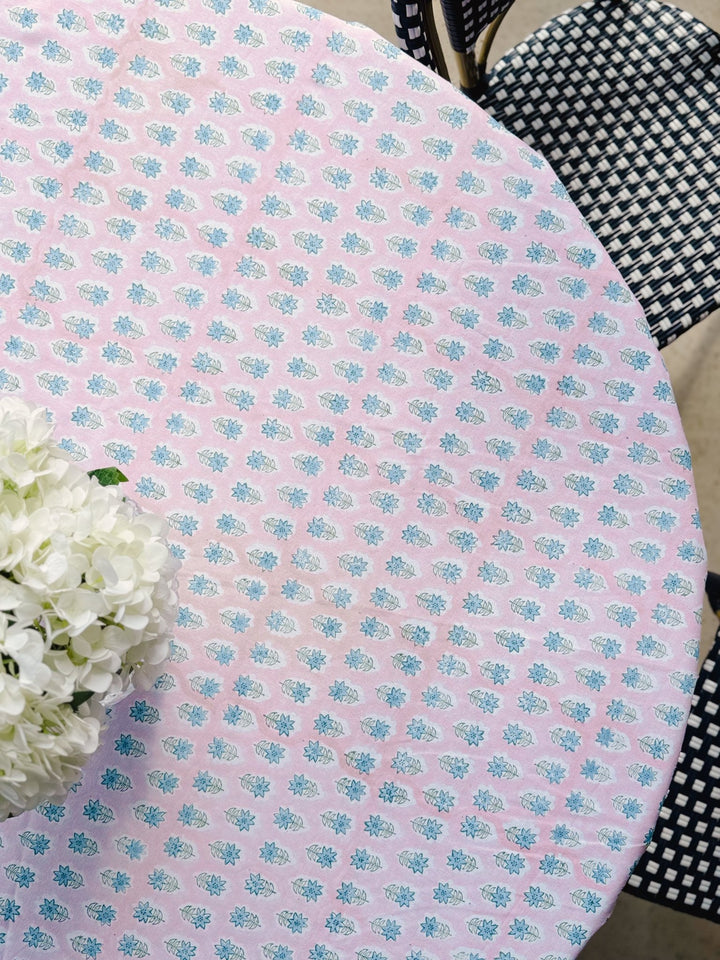 Round Tablecloth - Lily, Rose - The Mended Company