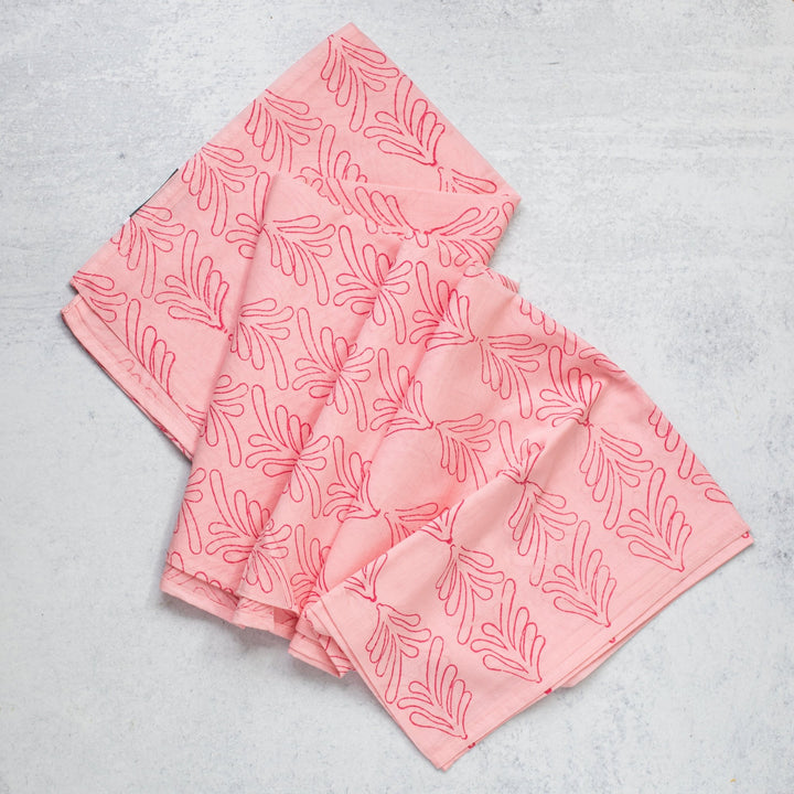 Sarong - Pink Voile - Palmetto, Pink - The Mended Company