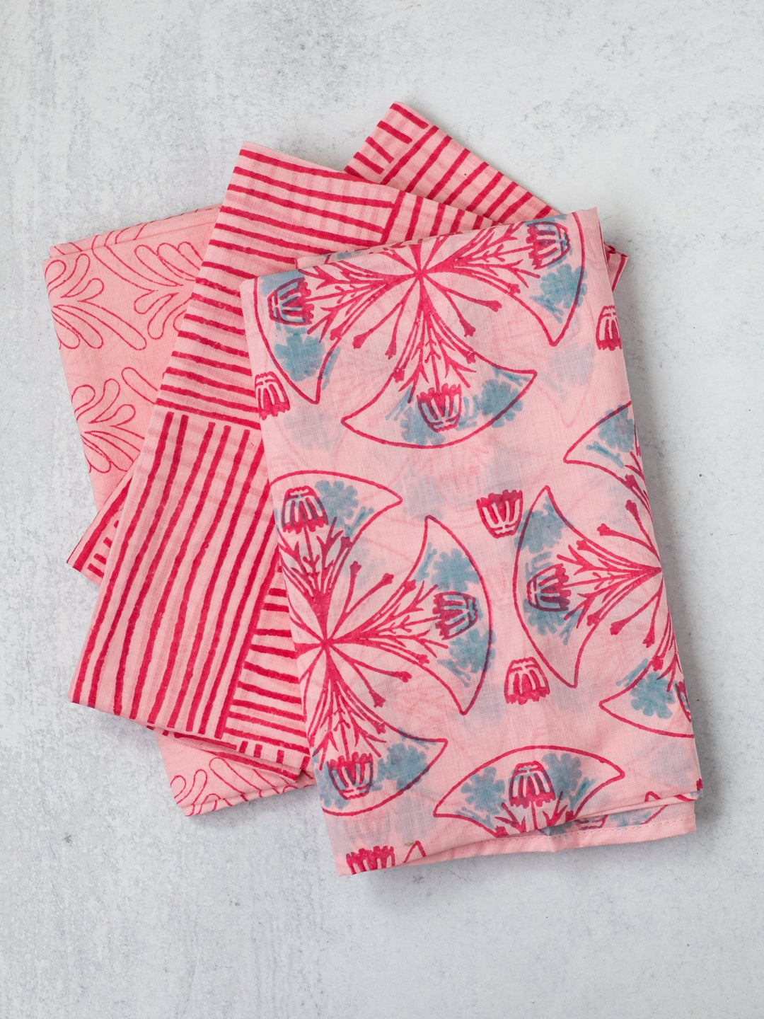 Sarong - Pink Voile - Palmetto, Pink - The Mended Company