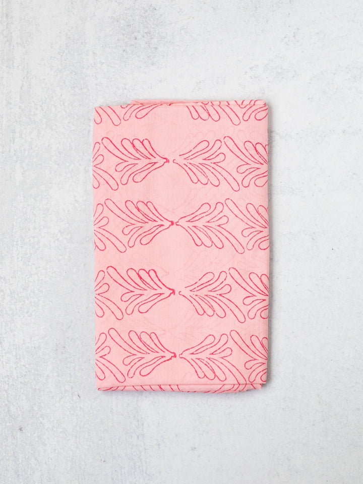 Sarong - Pink Voile - Palmetto, Pink - The Mended Company