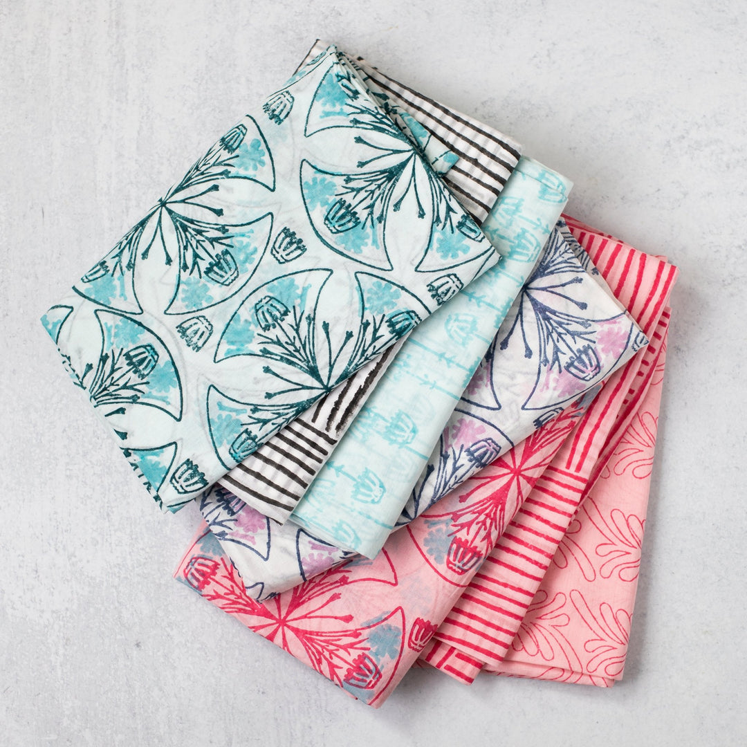 Sarong - Pink Voile - Palmetto, Pink - The Mended Company