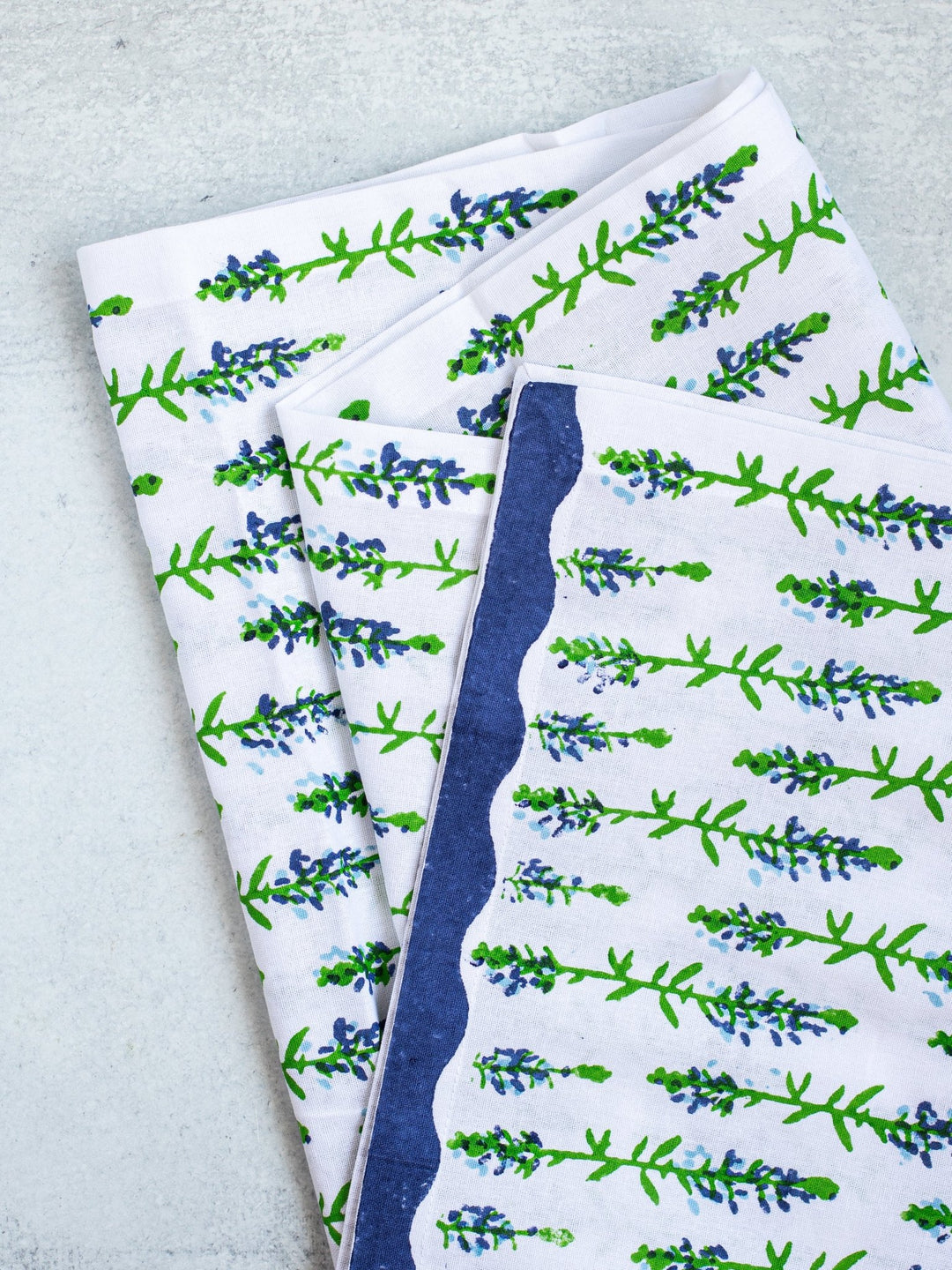 Table Runner - Bluebonnets - The Mended Company