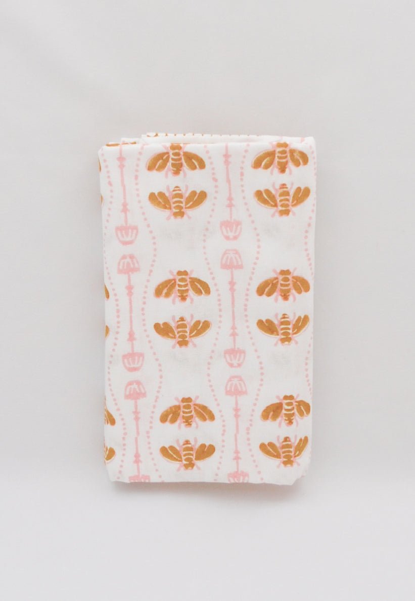 Table Runner - Honeybee - Rose &amp; Mustard - The Mended Company