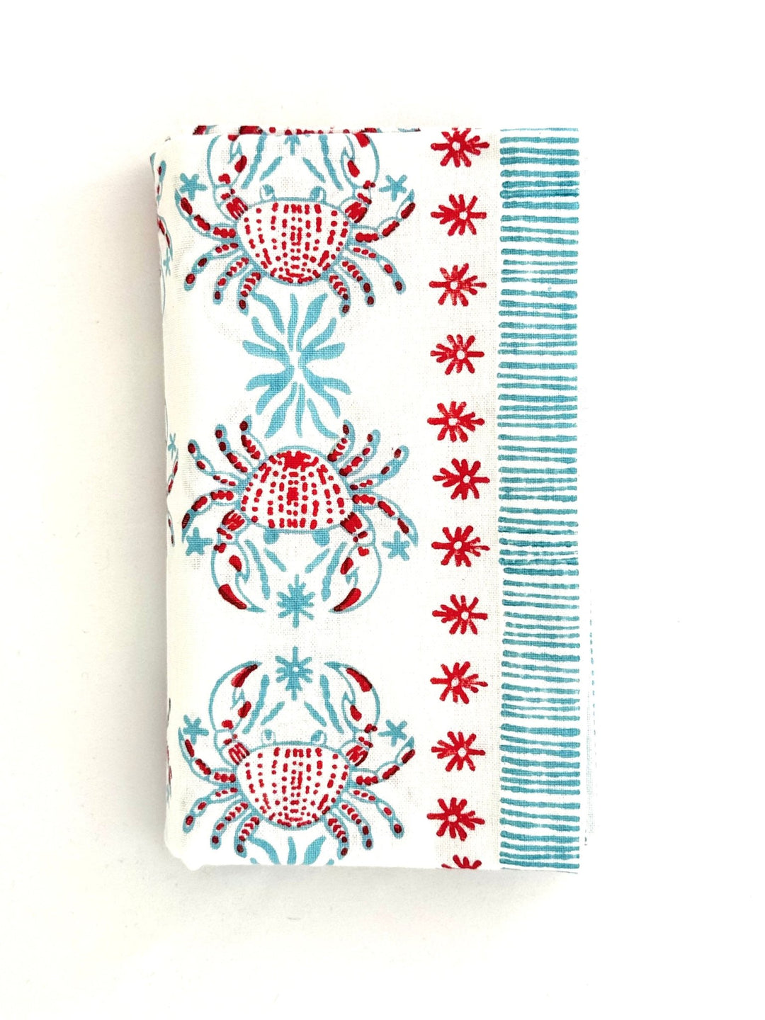 Table Runner - King Crab - Saltwater & Poppy - The Mended Company