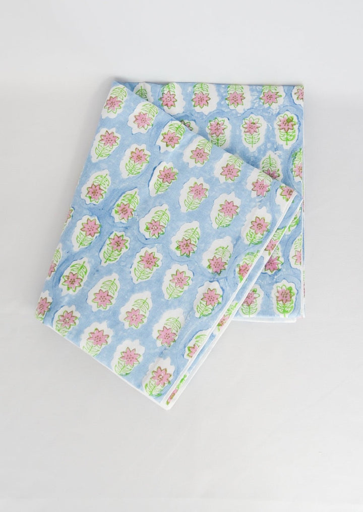 Table Runner - Lily - Uniform Blue - The Mended Company