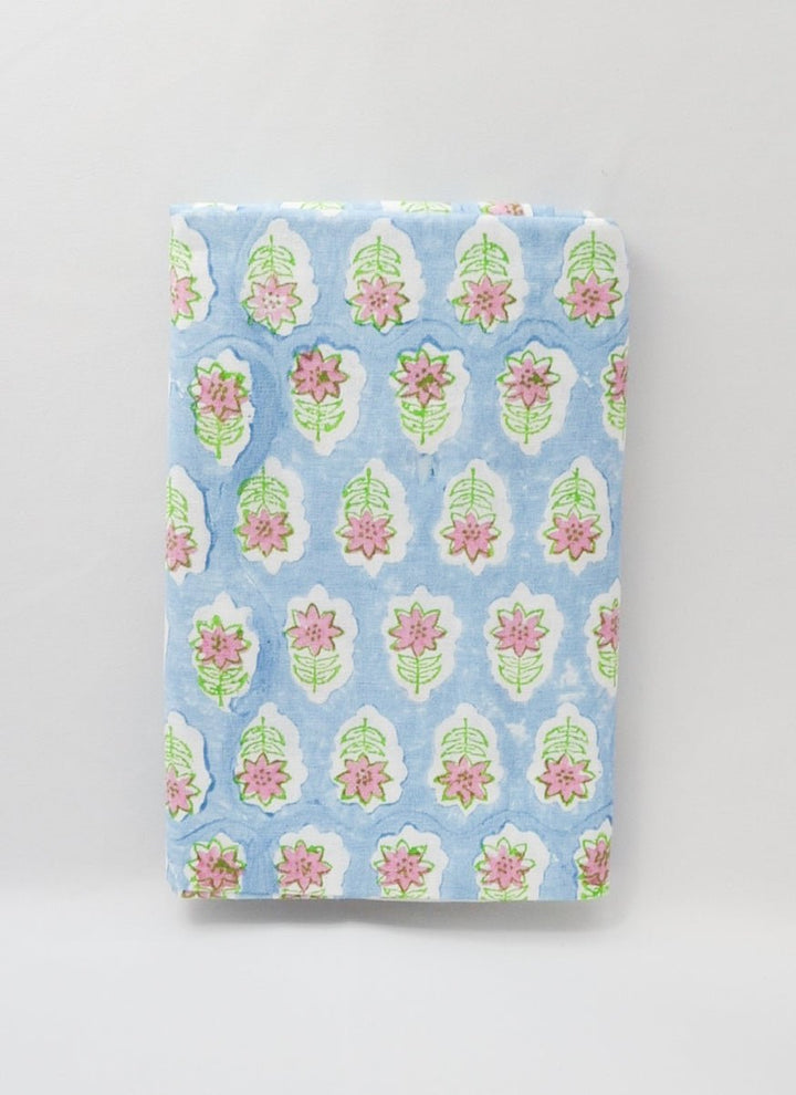 Table Runner - Lily - Uniform Blue - The Mended Company