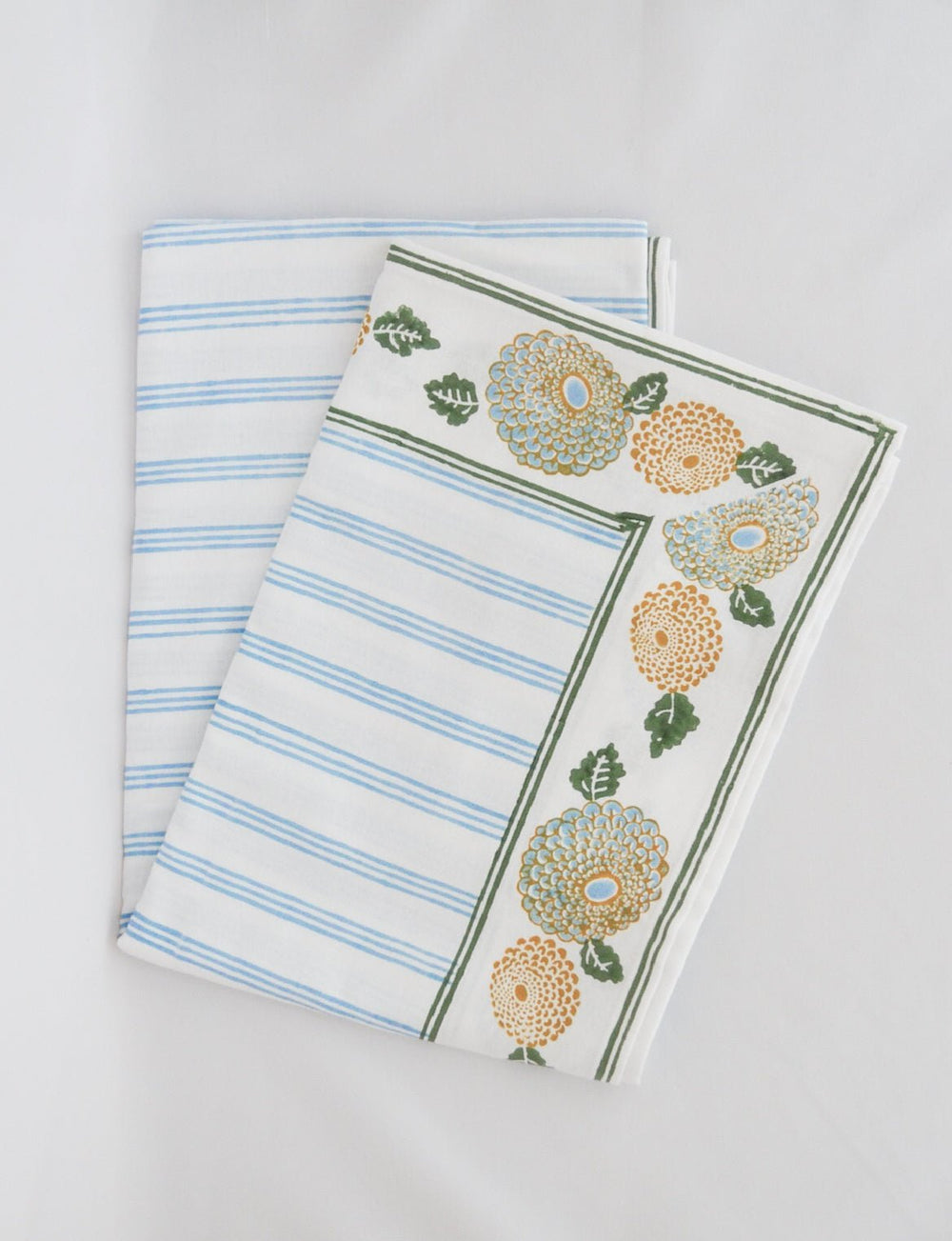 Table Runner - Marigold - Uniform Blue - The Mended Company