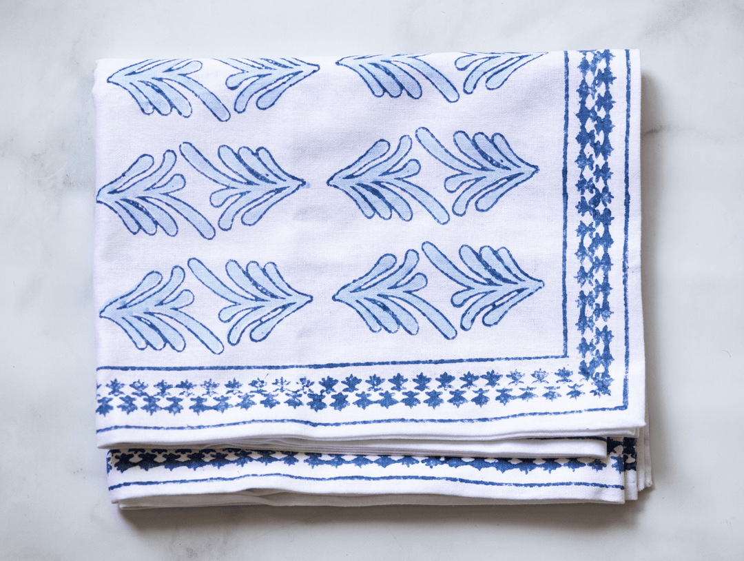 Table Runner - Palmetto, Uniform Blue & Navy - The Mended Company