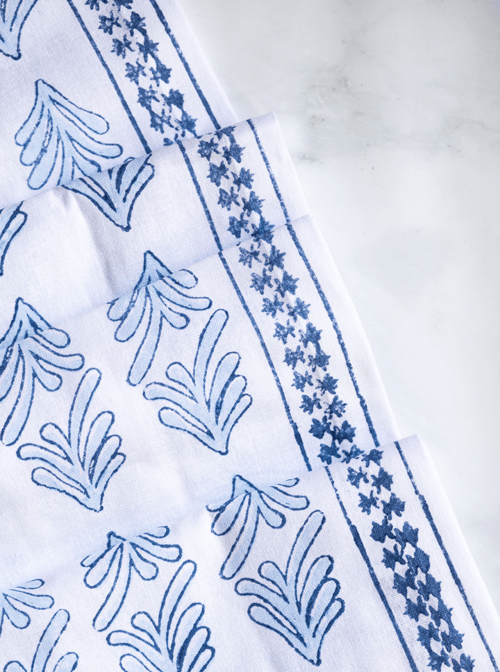 Table Runner - Palmetto, Uniform Blue & Navy - The Mended Company