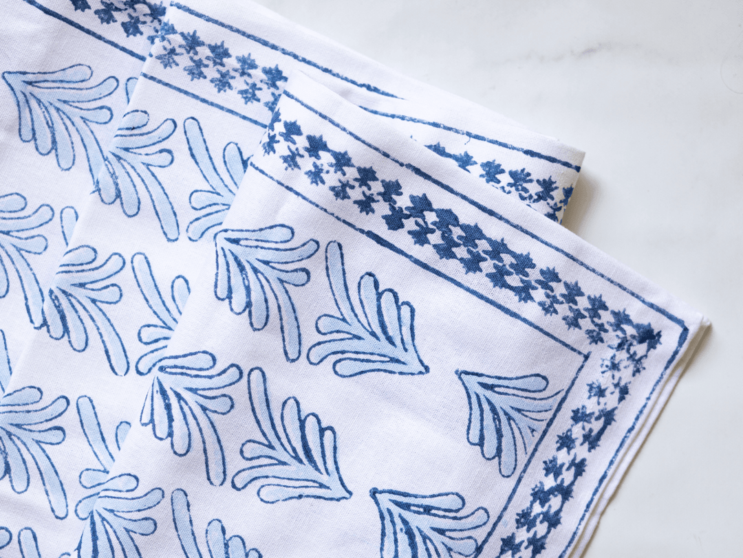 Table Runner - Palmetto, Uniform Blue & Navy - The Mended Company