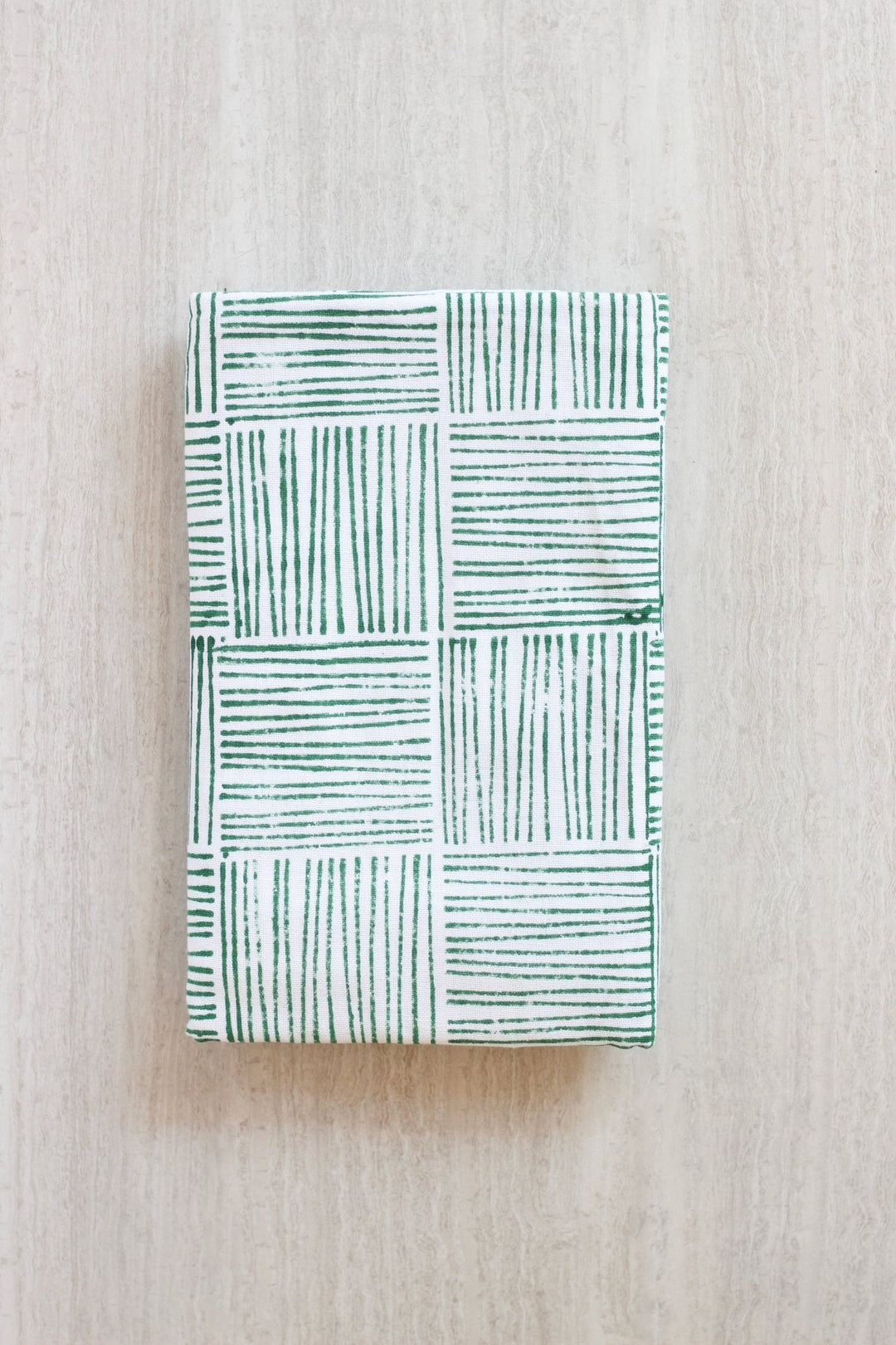 Table Runner - Striped, Evergreen - The Mended Company