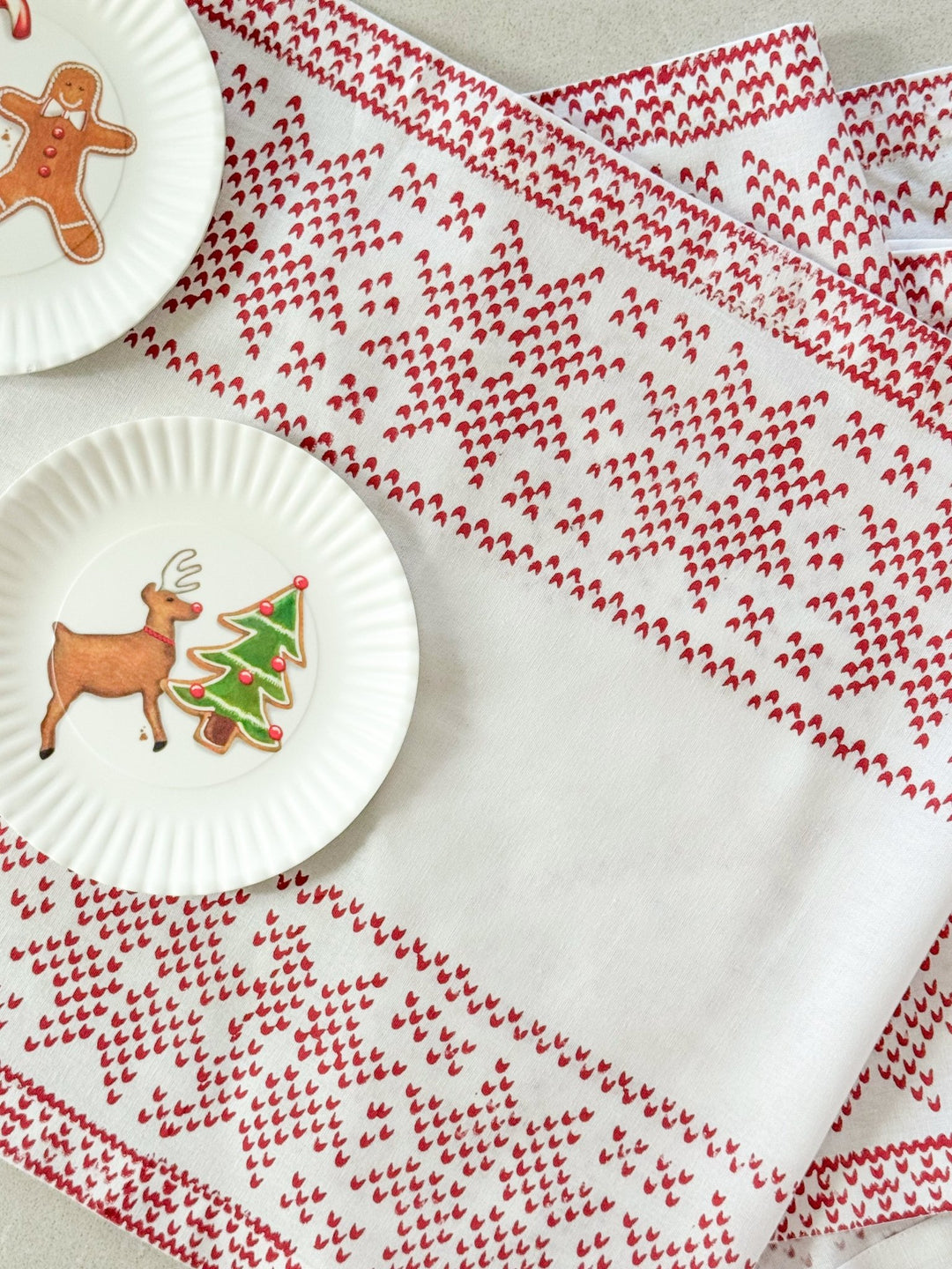 Table Runner - Sweater, Red - The Mended Company