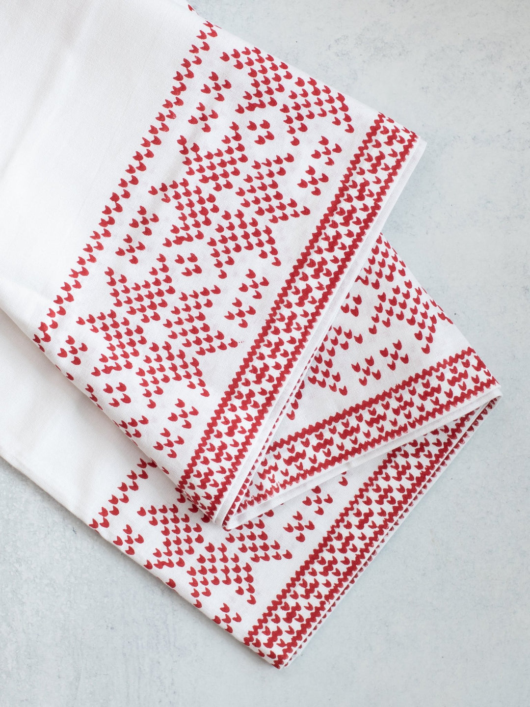 Table Runner - Sweater, Red - The Mended Company