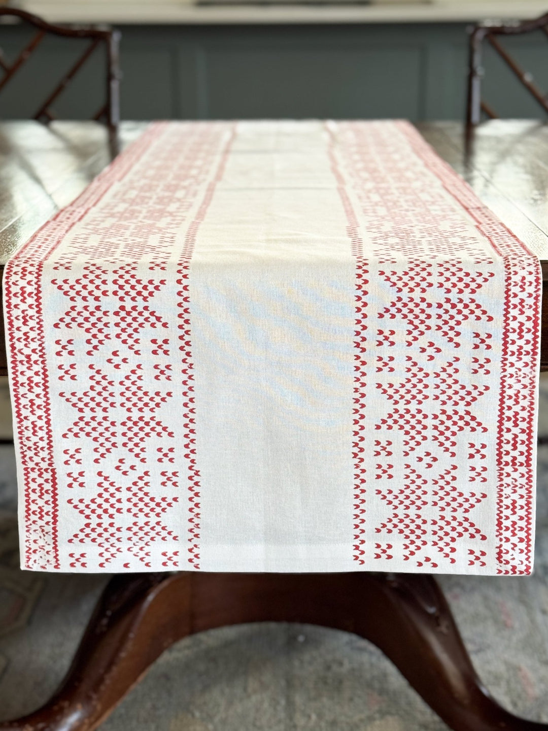 Table Runner - Sweater, Red - The Mended Company