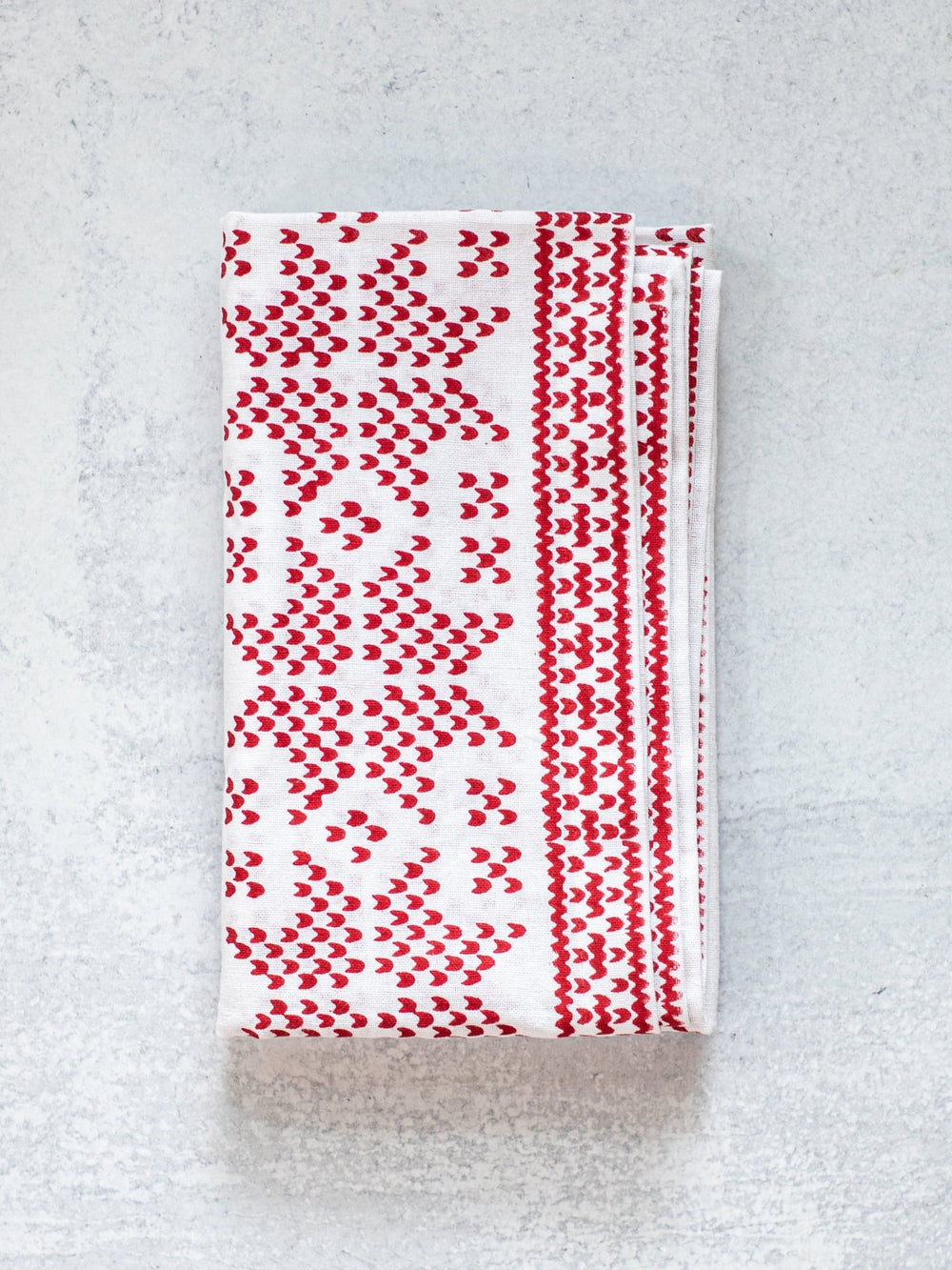 Table Runner - Sweater, Red - The Mended Company